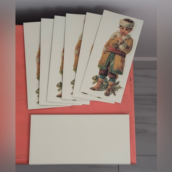 Christmas Cards Vintage Inspired Dutch Boy in Traditional Costume (6) Italy - Picture 2 of 11